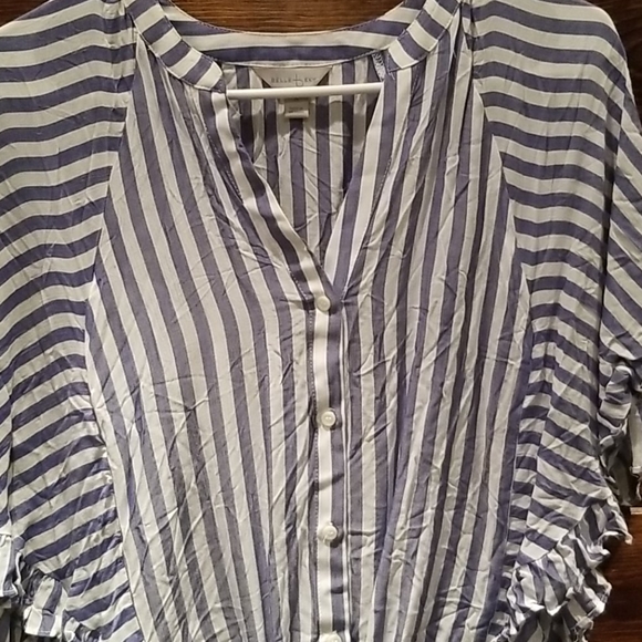 Blue and white striped top - Picture 2 of 2
